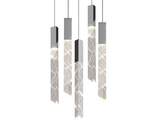 Подвесной светильник Delight Collection Trinity OM8201013-5 chrome