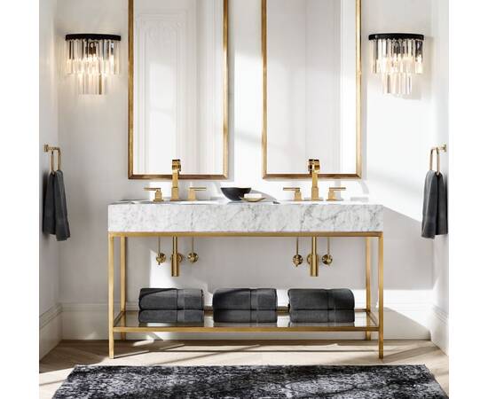 Настенный светильник Delight Collection 1920s Odeon KR0387W-2B black/clear, изображение 2