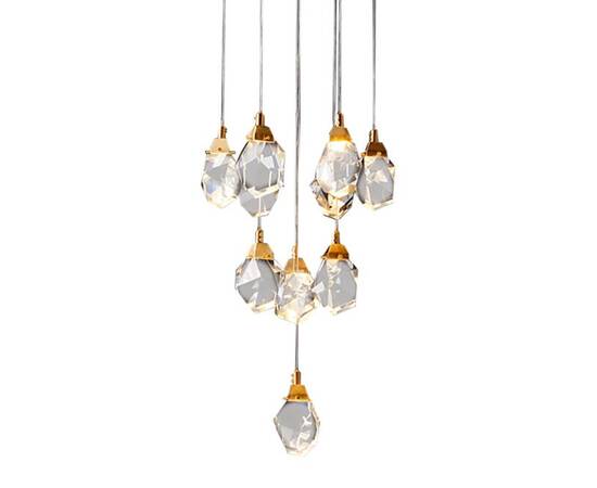 Подвесной светильник Delight Collection Crystal rock MD-020B-11 gold