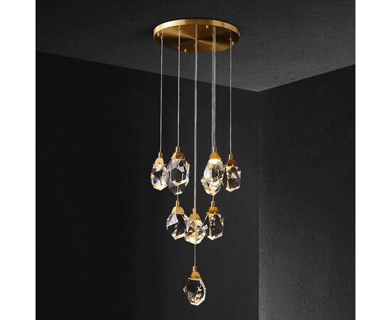 Подвесной светильник Delight Collection Crystal rock MD-020B-11 gold, изображение 3