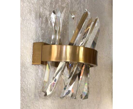 Настенный светильник Delight Collection Akasha MB18162246-250A light antique brass, изображение 3