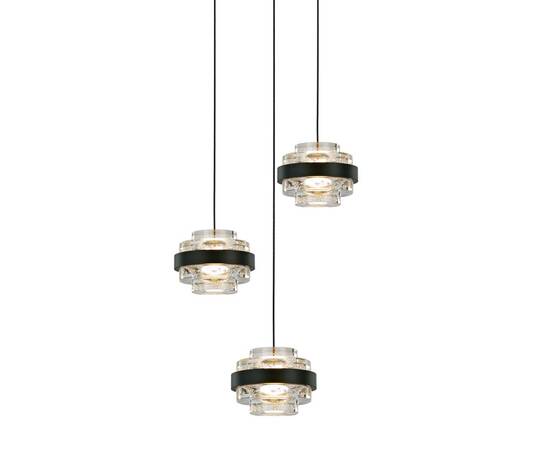 Подвесной светильник Delight Collection MD22030002 MD22030002-3A black/clear