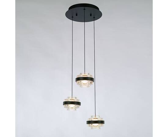Подвесной светильник Delight Collection MD22030002 MD22030002-3A black/clear, изображение 2