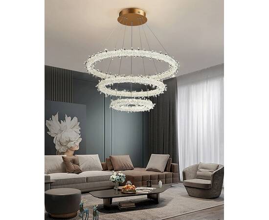 Подвесной светильник Delight Collection MD-012 MD-0120B-40+60+80 gold, изображение 2