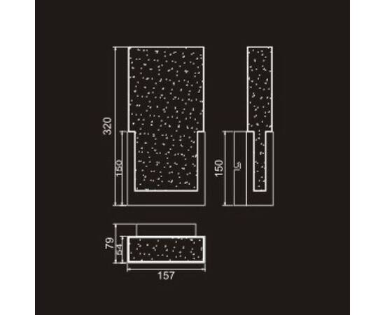 Настенный светильник Delight Collection 98023 W98023L dark bronze, изображение 6