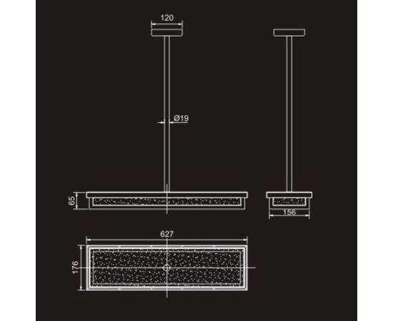 Подвесной светильник Delight Collection 98023 PR98023L-B dark bronze, изображение 4