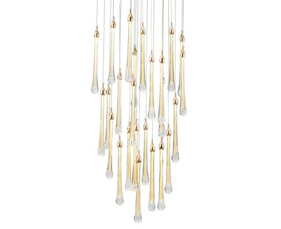 Подвесной светильник Delight Collection Teardrop OM801670-25-G