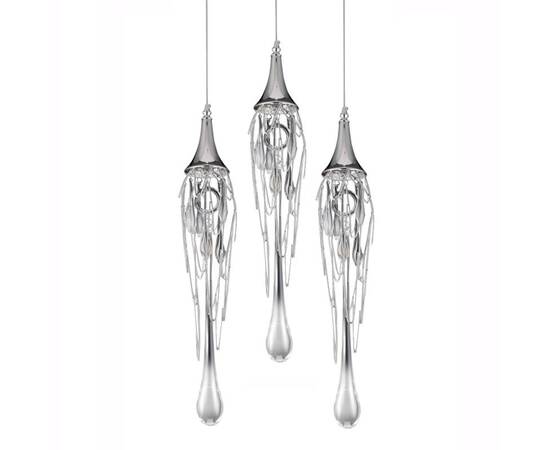 Подвесной светильник Delight Collection Goddess Tears P68009L-3/R chrome