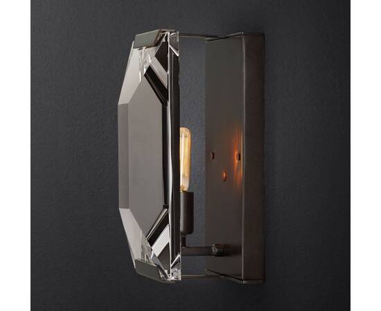 Настенный светильник Delight Collection Harlow Crystal KR0354W-1A black/clear, изображение 3
