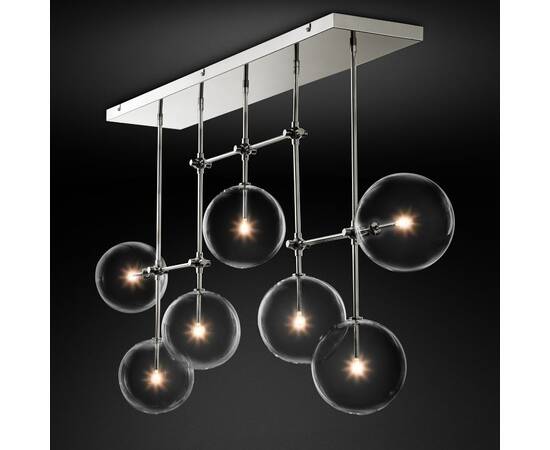 Потолочный светильник Delight Collection Globe Mobile KG0835P-7A chrome, изображение 3