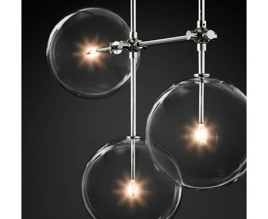 Потолочный светильник Delight Collection Globe Mobile KG0835P-7A chrome, изображение 4