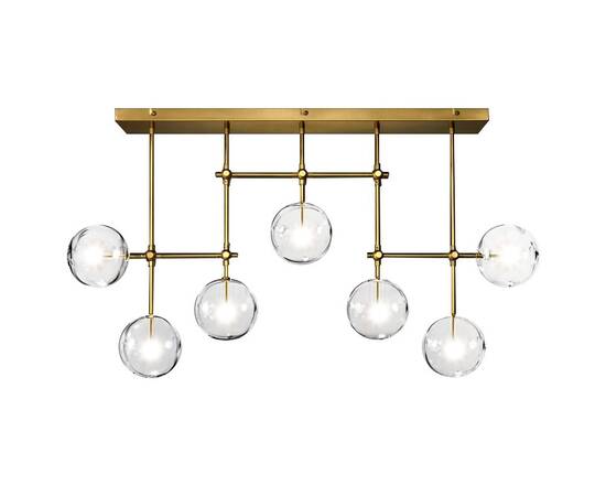 Потолочный светильник Delight Collection Globe Mobile KG0835P-7A brass