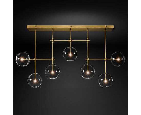 Потолочный светильник Delight Collection Globe Mobile KG0835P-7A brass, изображение 2