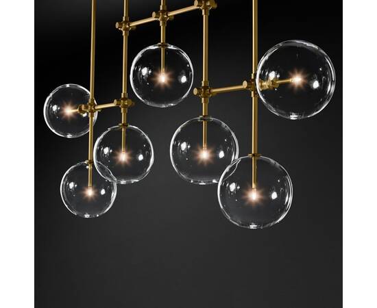 Потолочный светильник Delight Collection Globe Mobile KG0835P-7A brass, изображение 3