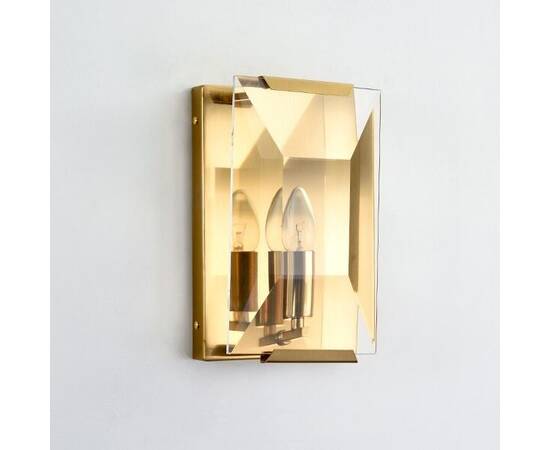 Настенный светильник Delight Collection Harlow Crystal A003-165 A1 ti-gold, изображение 2