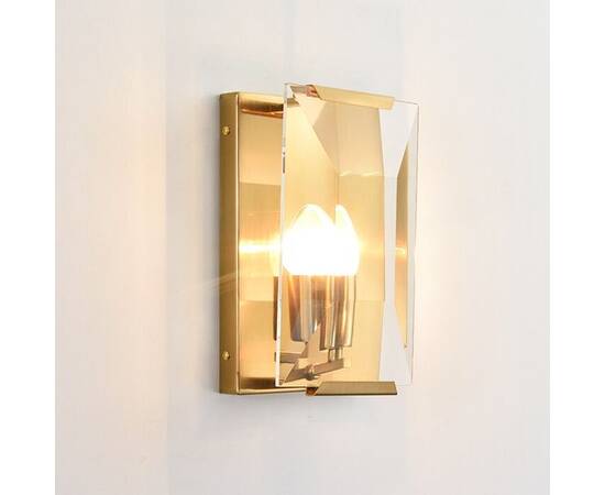 Настенный светильник Delight Collection Harlow Crystal A003-165 A1 ti-gold, изображение 3