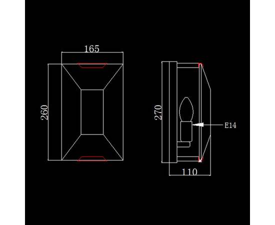 Настенный светильник Delight Collection Harlow Crystal A003-165 A1 ti-gold, изображение 4