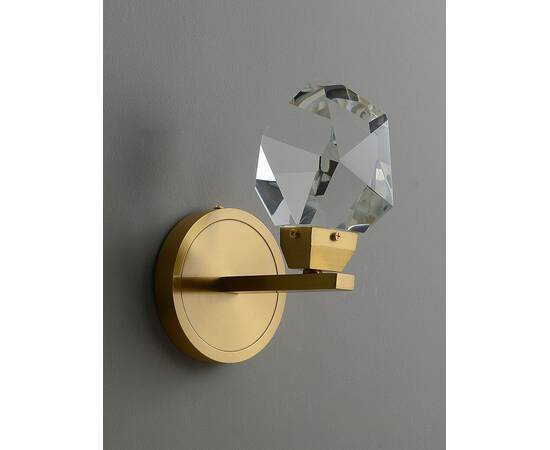 Бра Delight Collection Crystal rock II 9701W/1 brass, изображение 2