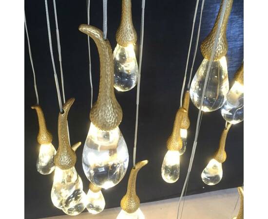 Подвесной светильник Delight Collection Seed OMG07287-3 gold, изображение 4