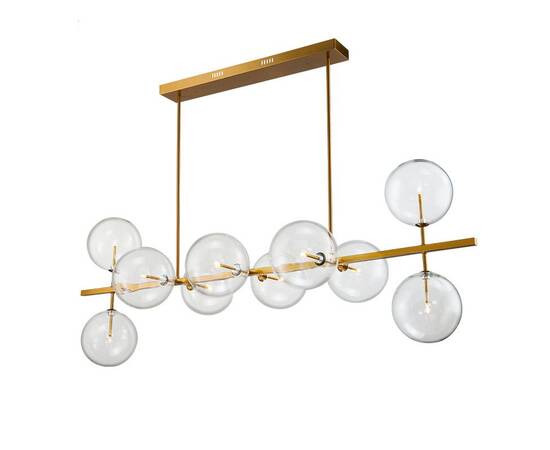 Подвесная люстра Delight Collection Globe Mobile KG0965P-10L brass