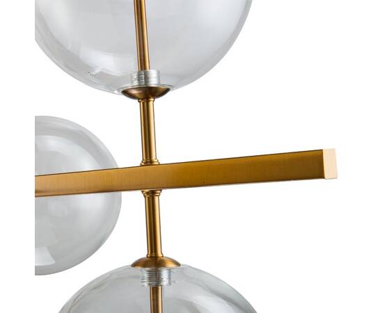Подвесная люстра Delight Collection Globe Mobile KG0965P-10L brass, изображение 3
