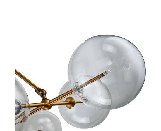 Люстра на штанге Delight Collection Globe Mobile KG0965P-10B brass, изображение 6