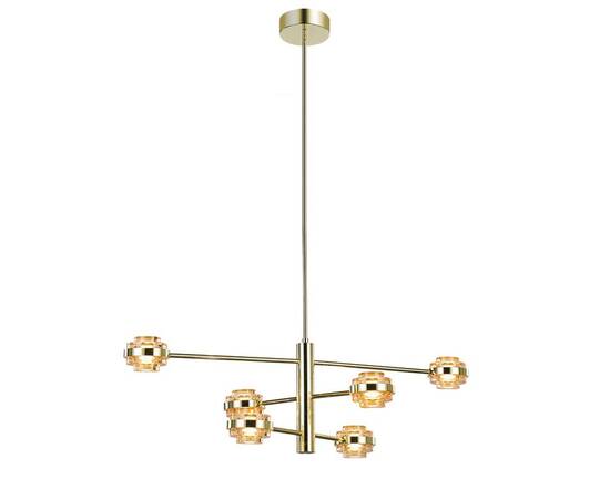 Люстра на штанге Delight Collection MD22030002 MX22030002-6A gold/champagne, изображение 2