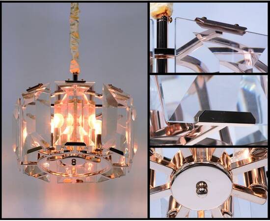 Подвесная люстра Delight Collection Harlow Crystal BRCH9030-8-G, изображение 3