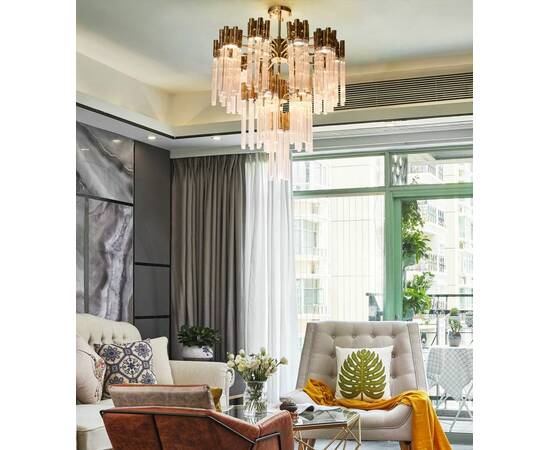 Люстра на штанге Delight Collection Burj BRCH9076-9, изображение 3