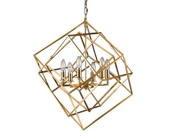 Подвесная люстра Delight Collection Matrix KM0282P-6 brass