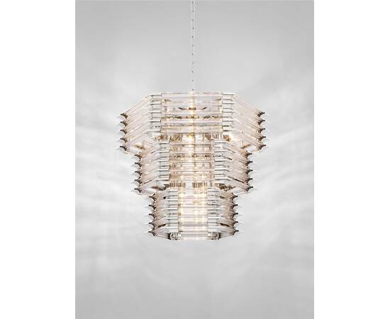 Подвесная люстра Delight Collection Wren KG0970P-12 nickel, изображение 3