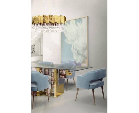 Подвесная люстра Delight Collection Trump KM0988P-16 gold, изображение 4