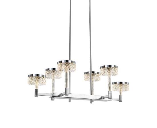 Подвесная люстра Delight Collection MD21020075 MD21020075-6B chrome