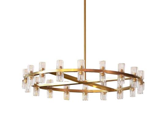 Люстра на штанге Delight Collection Arcachon KM1000P-36 brass