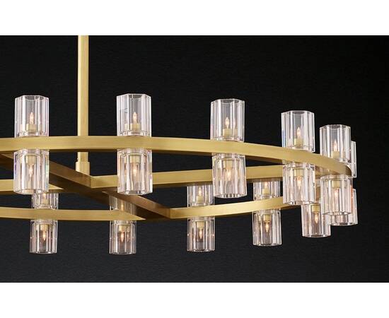 Люстра на штанге Delight Collection Arcachon KM1000P-36 brass, изображение 4