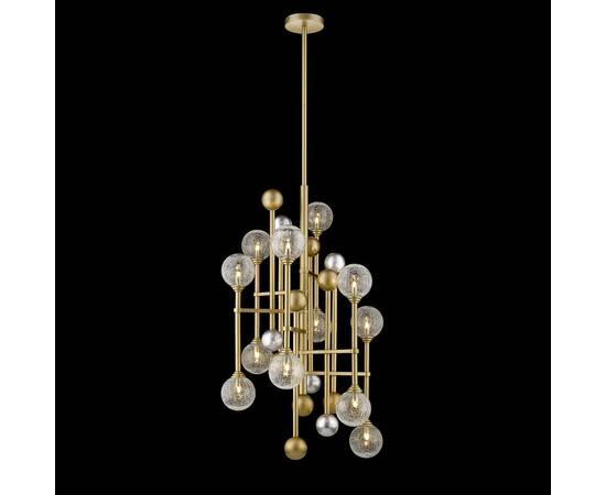 Люстра на штанге Delight Collection Fluxus P68084-12 gold, изображение 3