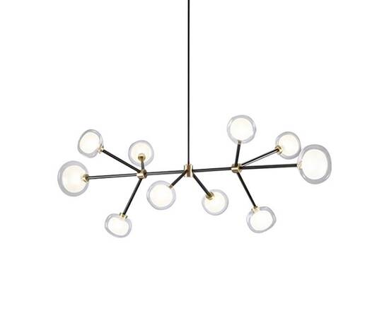 Подвесной светильник Delight Collection Nabila 10101P/10 black/gold