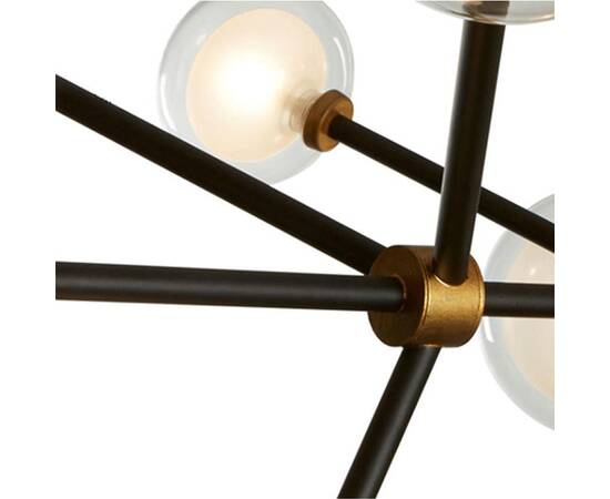 Подвесной светильник Delight Collection Nabila 10101P/10 black/gold, изображение 3