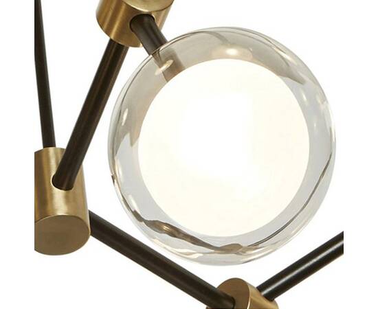 Подвесной светильник Delight Collection Nabila 10101P/10 black/gold, изображение 4
