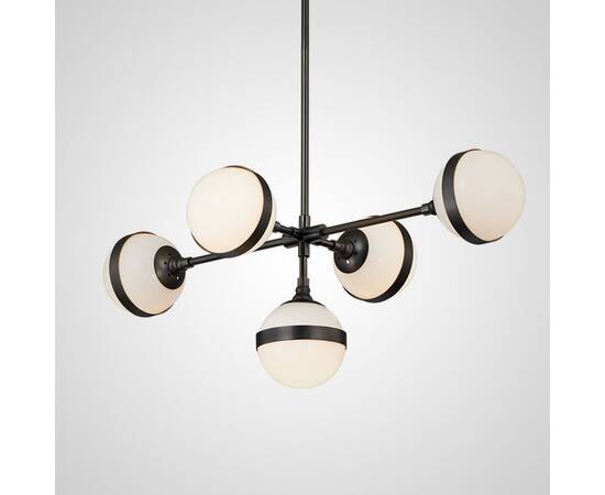 Люстра на штанге Delight Collection Peggy 9252P/5L black, изображение 2