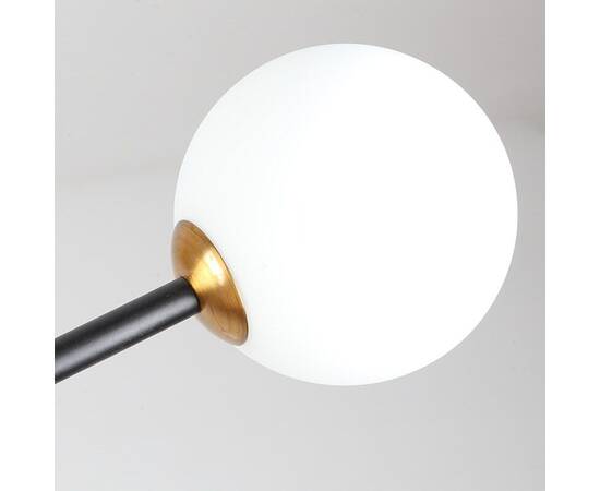 Люстра на штанге Delight Collection Bistro Globe 9389P/9 black/gold, изображение 4