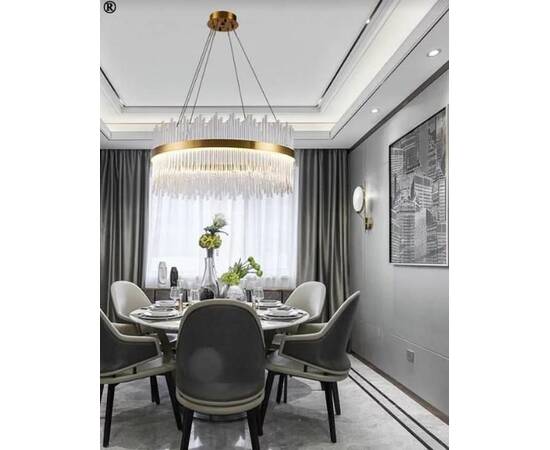 Подвесная люстра Delight Collection KR1209P-12 brass, изображение 4