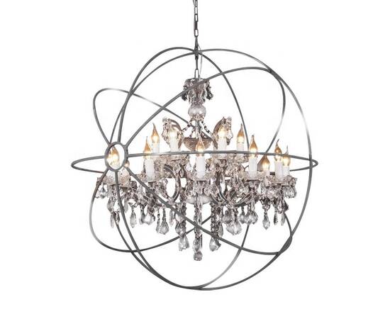 Подвесная люстра Delight Collection Foucault'S Orb 5014-D10 chrome