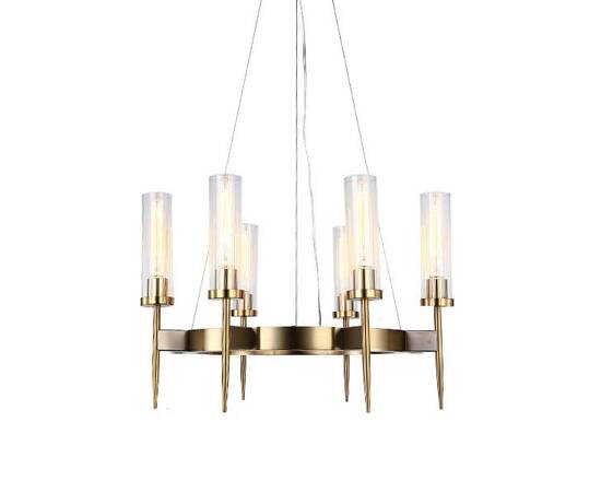 Подвесная люстра Delight Collection Alouette KM0936P-6 brass