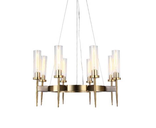 Подвесная люстра Delight Collection Alouette KM0936P-8 brass