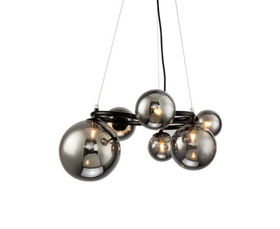 Подвесная люстра Delight Collection Wendt KG1202P-6 grey/clear