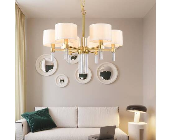 Подвесная люстра Delight Collection 8009P-6 gold, изображение 5