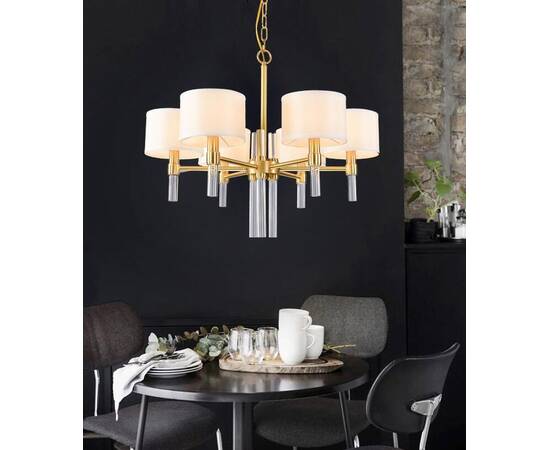 Подвесная люстра Delight Collection 8009P-6 gold, изображение 6