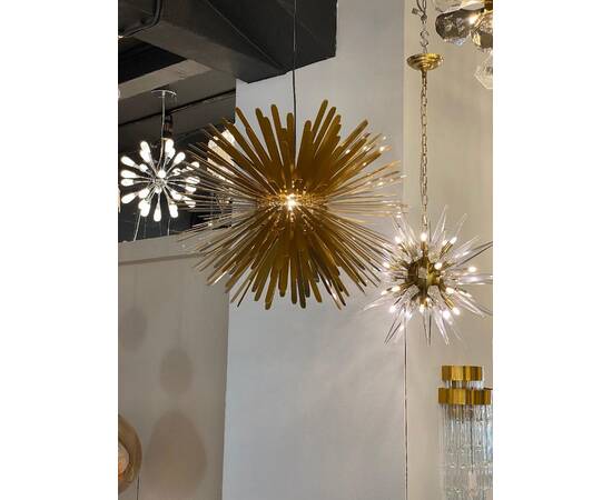 Подвесная люстра Delight Collection KM1145P-1 brass, изображение 3