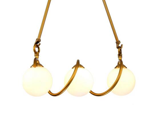 Подвесная люстра Delight Collection KG1212P-3 brass, изображение 3